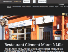 Tablet Screenshot of clement-marot.com